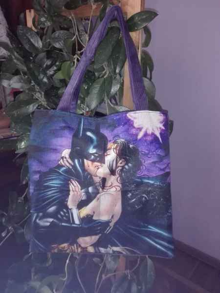 Borsa "Batman & Cat Woman"