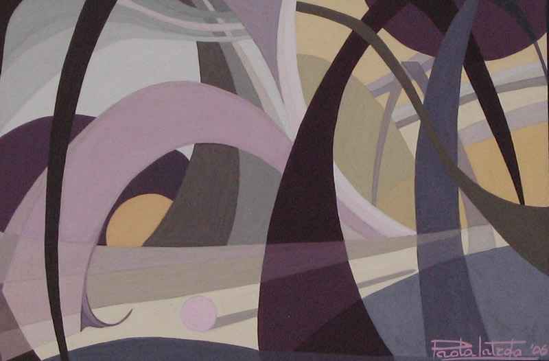 Ritmi - Tempera su carta