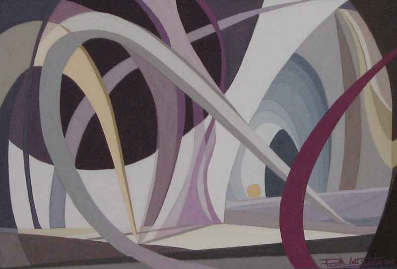 Spazi - Tempera su Carta