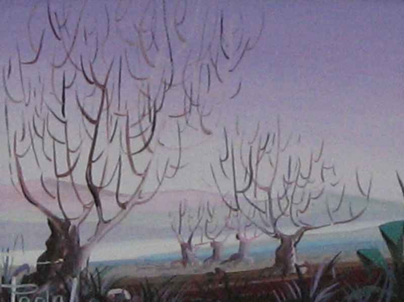 Alberi - tempera 25x30 cm