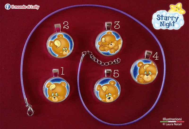 Orsetti Bijoux - ciondolo cameo argento placcato