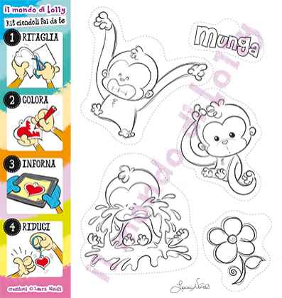 Munga - Kit ciondoli FAI DA TE  n.1