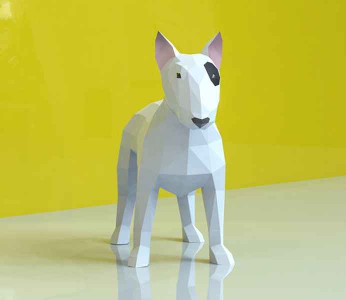 bull terrier 3d