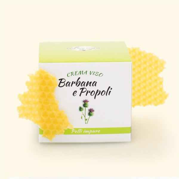 Crema Viso Bardana e Propoli per pelli impure 50 ml