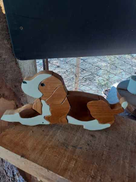 animali in legno