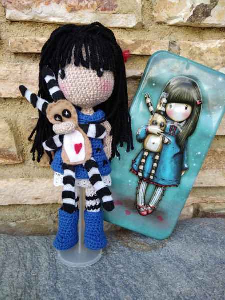 bambola stile gorjuss